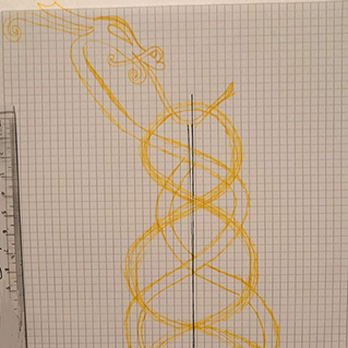 Zeichnung auf papier